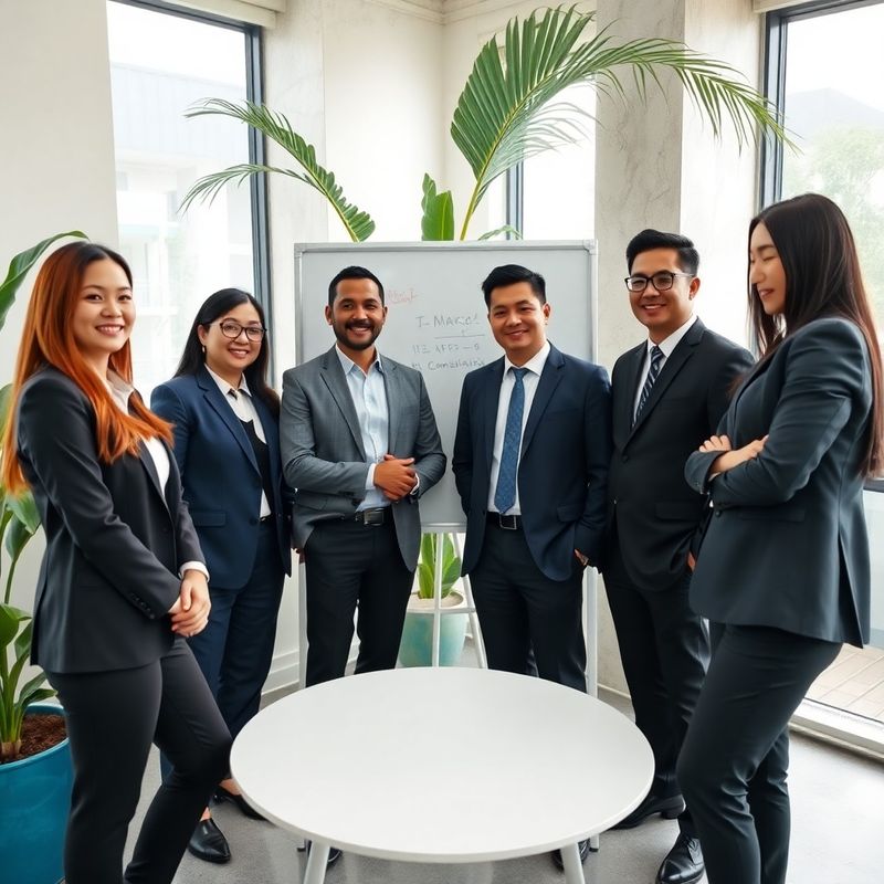 Novabstone consulting team in the Johor Bahru office