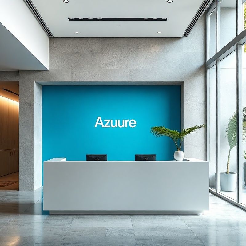 Reception desk of the Novabstone office